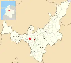 Location of the municipality and town of Sáchica in the Boyacá Department of Colombia