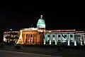 The Town Hall of Colombo at night, it is the headquarters of the Colombo Municipal Council and the office of the Mayor of Colombo