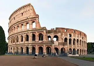 The Colosseum in Rome, Italy