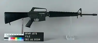 Colt ArmaLite AR-15 Model 02 without magazine and new 1 in 12-inch (300 mm) rifling twist rate