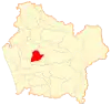 Map of Temuco commune in Araucanía Region