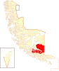 Location of the Commune of Timaukel in Magallanes and Antartica Chilena Region