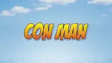 The titlecard logo for Con Man.