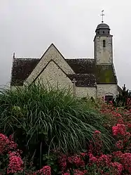 The church in Condé-sur-Sarthe