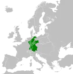 The Confederation of the Rhine in 1812