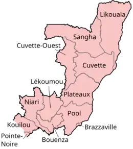 Regions of the Congo