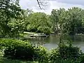Convergence of the Grand and Red Cedar Rivers in downtown Lansing