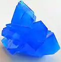 Large crystals of copper sulfate