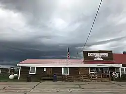 The Cora Post Office, along Wyoming Highway 352, June 2020