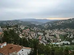 View over Corbera de Llobregat, Barcelona from the Can Fisa hotel