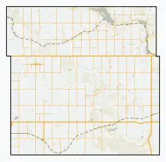 Rural Municipality of Coulee No. 136 is located in Coulee No. 136