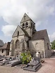 The church in Couloisy