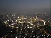 Drone view in sunset, 2023, Connaught Place, New Delhi