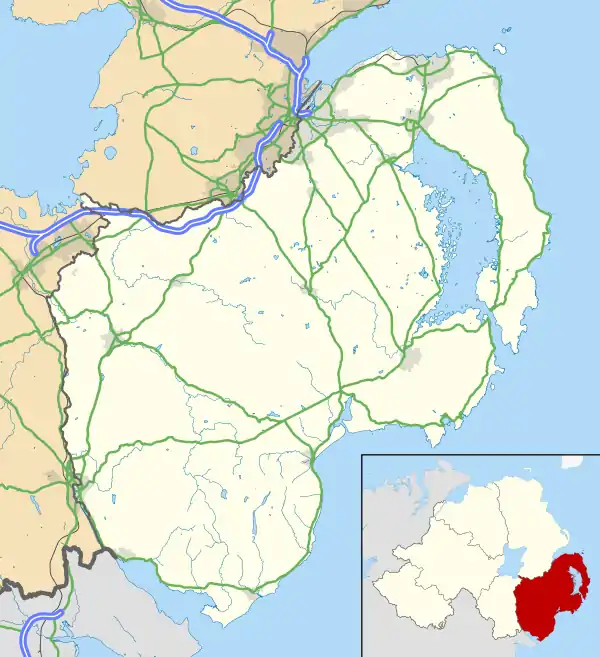 Crawfordsburn is located in County Down