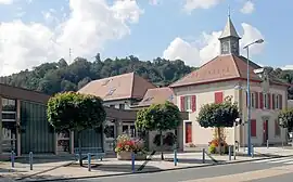 The town hall in Courcelles-lès-Montbéliard