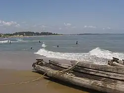 Covelong Beach, view from south