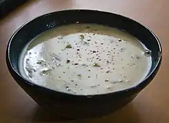 Cream of potato soup