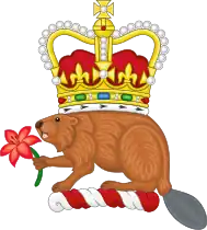 Crest of Saskatchewan granted by Elizabeth II in the 1986 augmentation