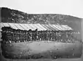 Crimean War, Scottish troops, wearing bearskin and kilts, c. 1855