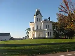 The Crittenden Farmhouse, a historic site in the township