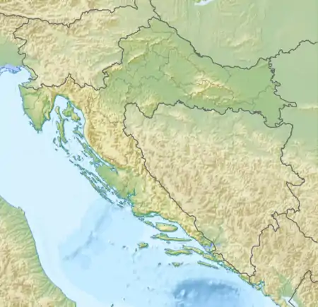 Papuk is located in Croatia