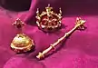 Little reproductions of the Bohemian crown jewels