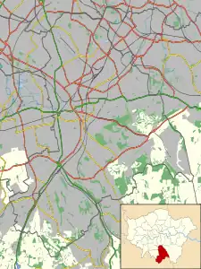 Cane Hill Hospital is located in London Borough of Croydon