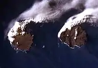 The Eastern Group as seen from outer space in December 1998.