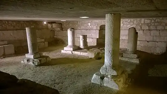 The crypt of the Cathedral