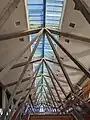 The central concourse with slender concrete supports