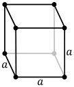 Cubic crystal structure for polonium