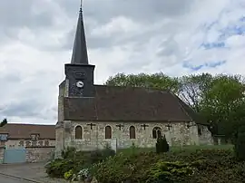 The church in Cuignières