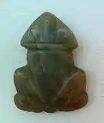 Santarém culture. Muiraquitã in the shape of a frog, 1000–1400 AD