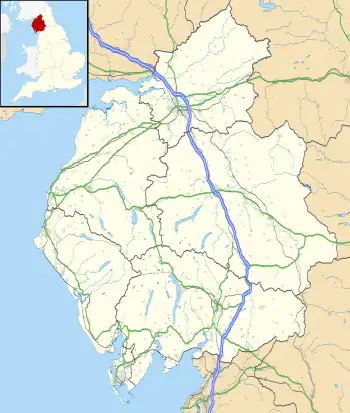 Mallerstang is located in Cumbria