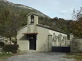 The church of Saint-Martin, in Curel