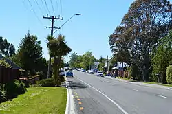 The main street of Cust - Cust Rd