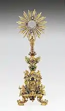 Portuguese monstrance; 16th century.