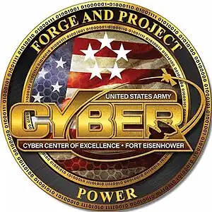 Cyber Center of Excellence & Fort Eisenhower, logo