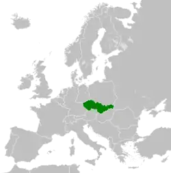 The Czechoslovak Socialist Republic in 1989