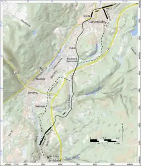 1848 – Carbondale to Archbald.