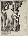 Second trial proof of the Adam and Eve, Albertina (DG1930.1450)