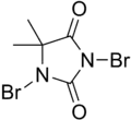 Skeletal formula of DBDMH