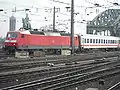 120 134 arrives at Köln Hbf