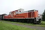 DD51 615 preserved at the Otaru Museum in Hokkaido in August 2009