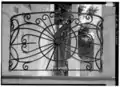 Typical wrought-iron balcony of the Ponce Creole architecture at Calle Castillo #34 (Casa Federico Font)