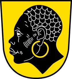 The coat of arms of the city of Coburg, Germany