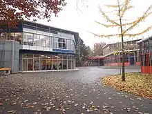 New building, old building and annex