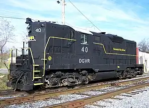 DVGR#40, a GP9 owned by the Shenandoah Valley RR