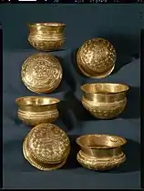 Gold bowls from Midskov, Denmark, c. 1000 BC.