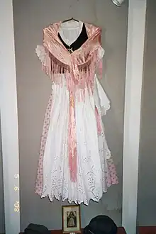 Danube Swabian women's tracht from Romanian Banat